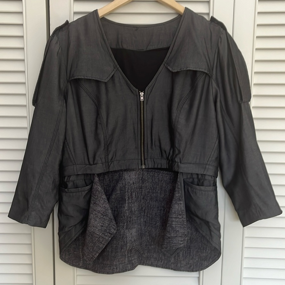 Lululemon Tranquility Jacket Gray‎ Approx. Size 10